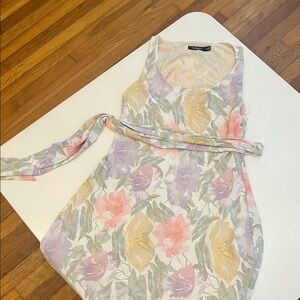 Lauren Ralph Lauren Pastel Floral Midi Dress